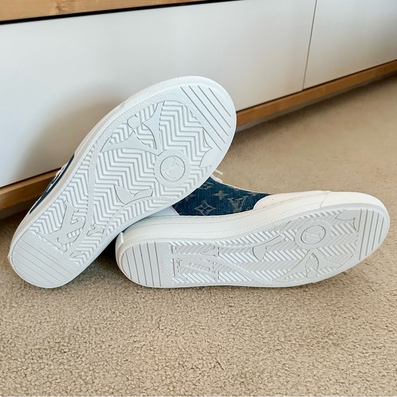 LOUIS VUITTON | Denim Charlie Sneaker Boot - Picture 4 of 9